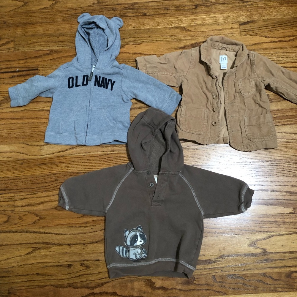 Baby jackets and pull over (6 months)
